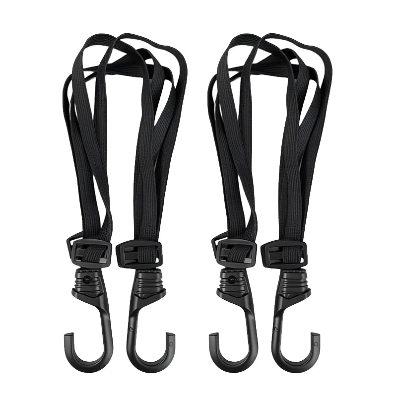 Heavy-Duty Motorcycle Luggage Strap with Elastic Helmet Net