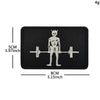 No Pain No Gain Tactical Embroidered Patch with Hook Backing