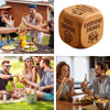 Wooden Dice Drinking Game for Adults