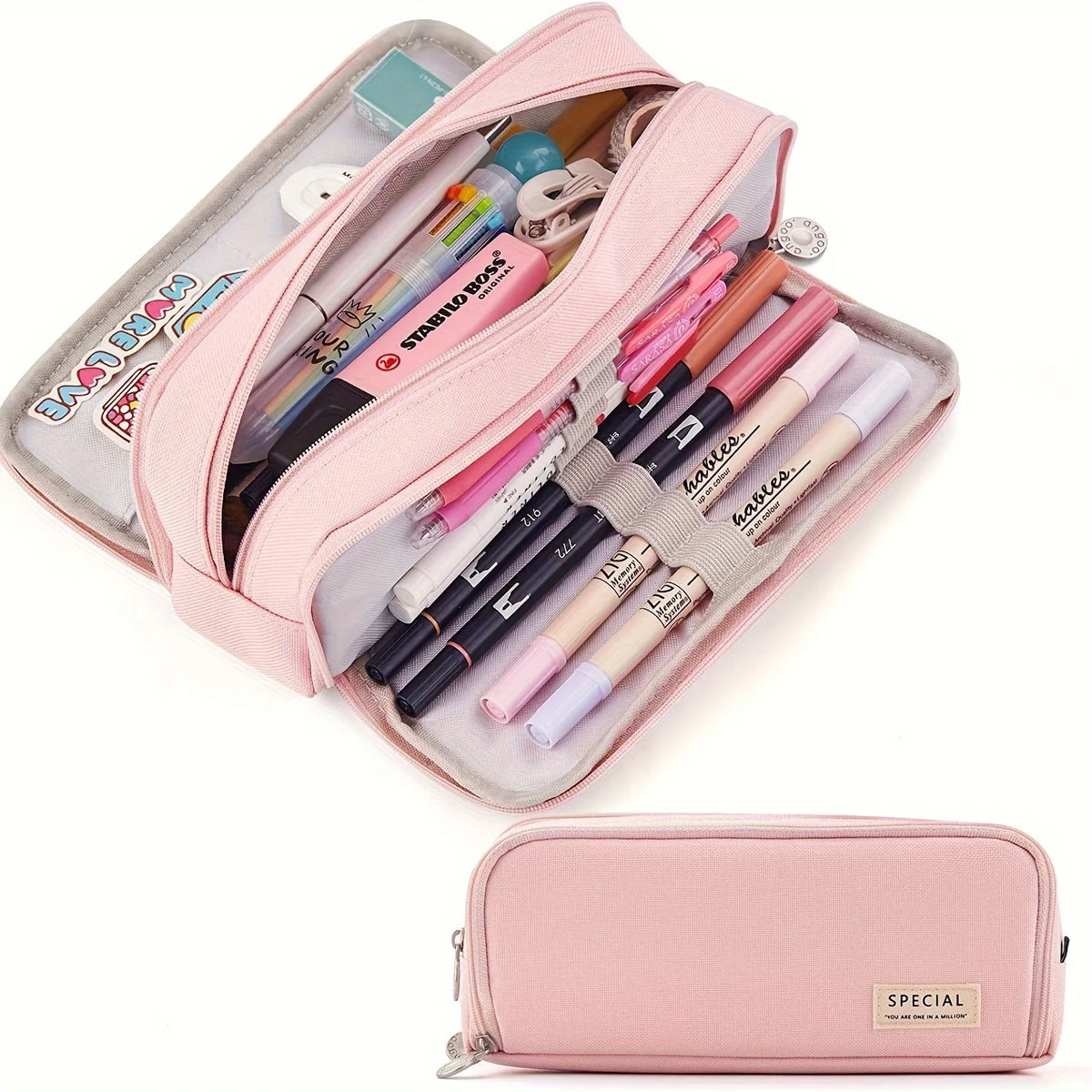Multi-Layer Pencil Case with Large Capacity