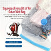 Electric Vacuum Compression Pump for Space-Saving Storage