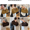 Handwoven Straw Tote Bag with Zipper