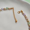 Dainty Gemstone Beaded Choker Necklace