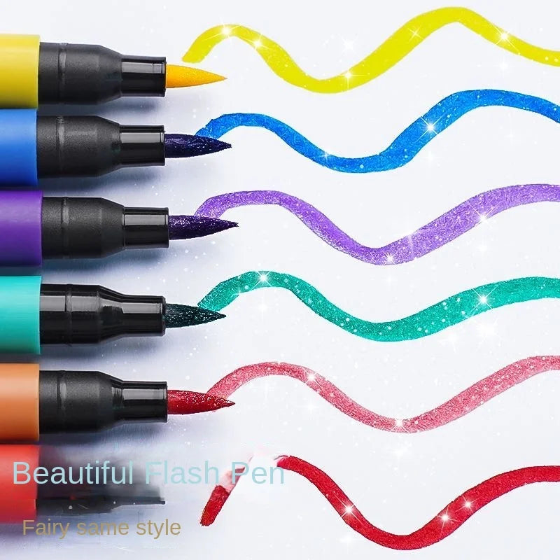 Dual-Tip Glitter Art Markers