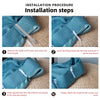 Adjustable Curtain Hanging Hooks - Set of 50