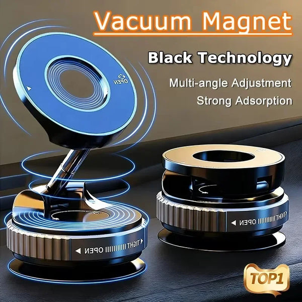 Magnetischer Auto-Handyhalter mit Vakuumsaugnapf