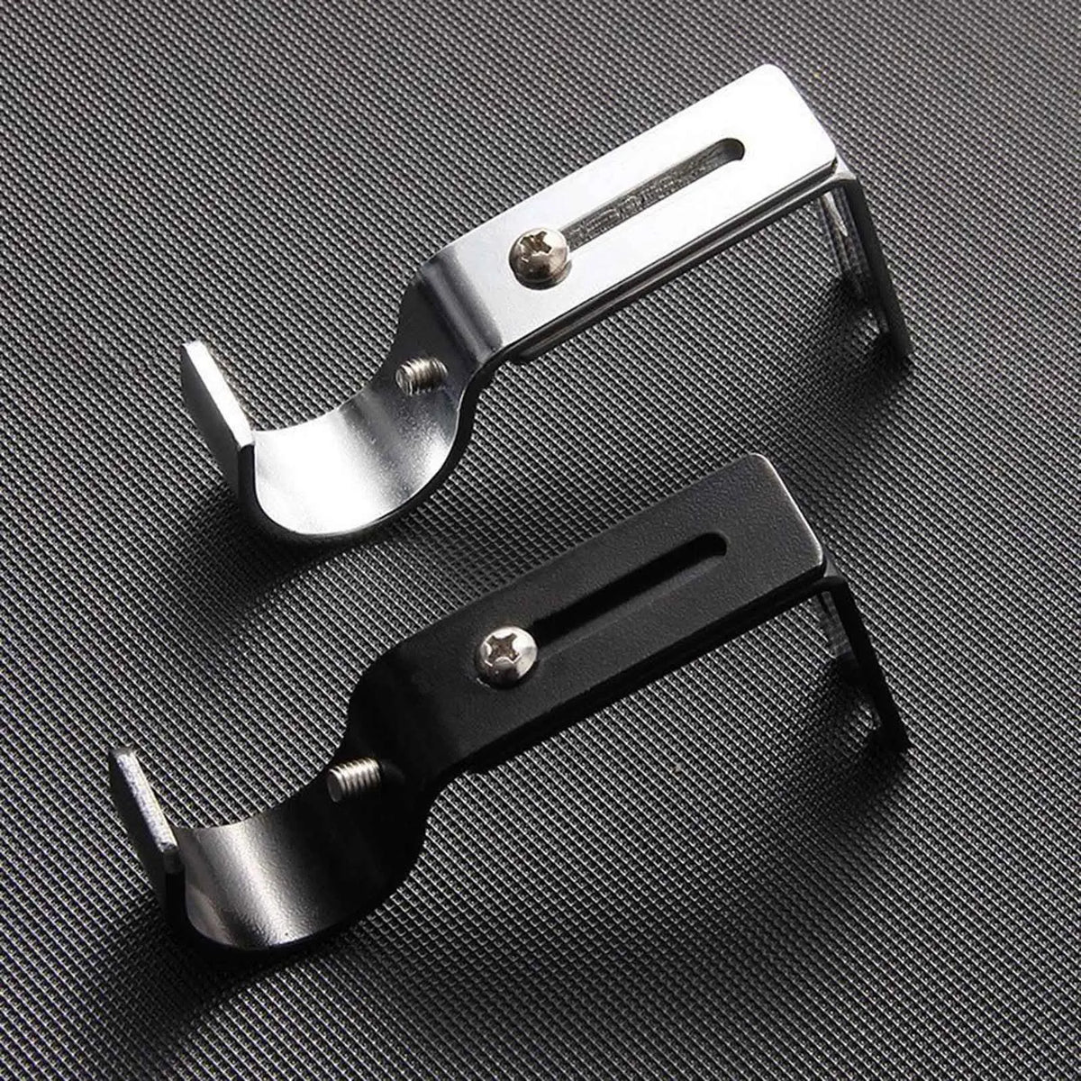 Adjustable Wall-Mounted Curtain Rod Brackets (Set of 2)