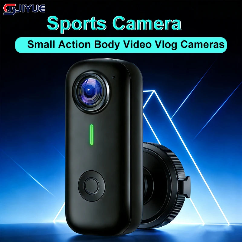 Compact Magnetic Action Camera with WiFi