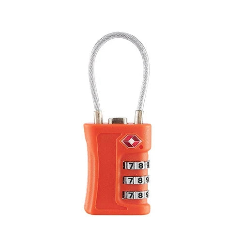 TSA-Approved 3-Digit Combination Travel Lock - Durable Zinc Alloy Luggage Lock