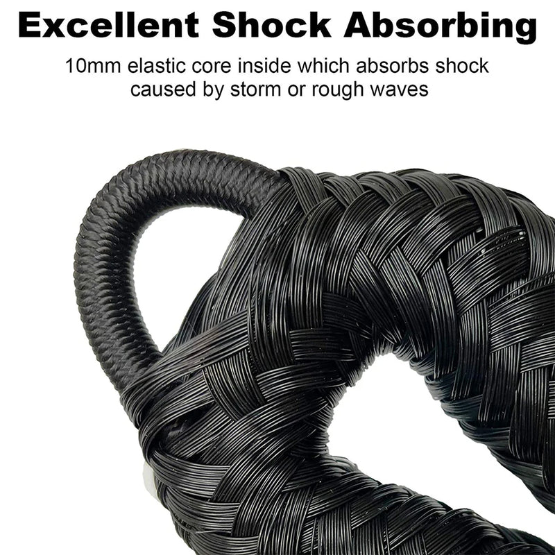 Elastic Marine Dock Lines with Shock Absorption