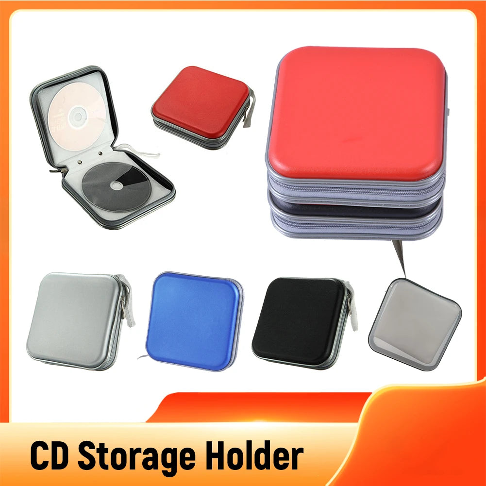 EVA Hard Shell CD/DVD Storage Case – Holds 40 Discs