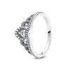 Sterling Silver Heart Ring with Cubic Zirconia