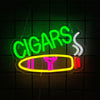 Cigar-Themed LED Neon Wall Sign