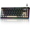 VK75 Wired Mechanical Gaming Keyboard with Hot-Swap Switches and Control Knob