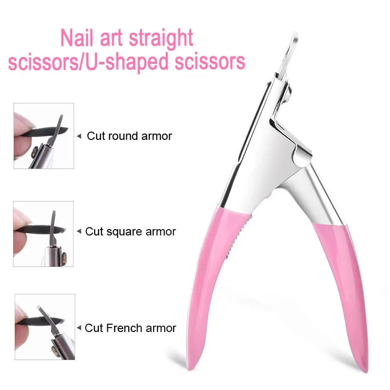 Precision Stainless Steel False Nail Clipper