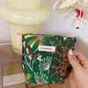 Vintage Floral Cosmetic Bag - Portable Makeup & Toiletry Organizer