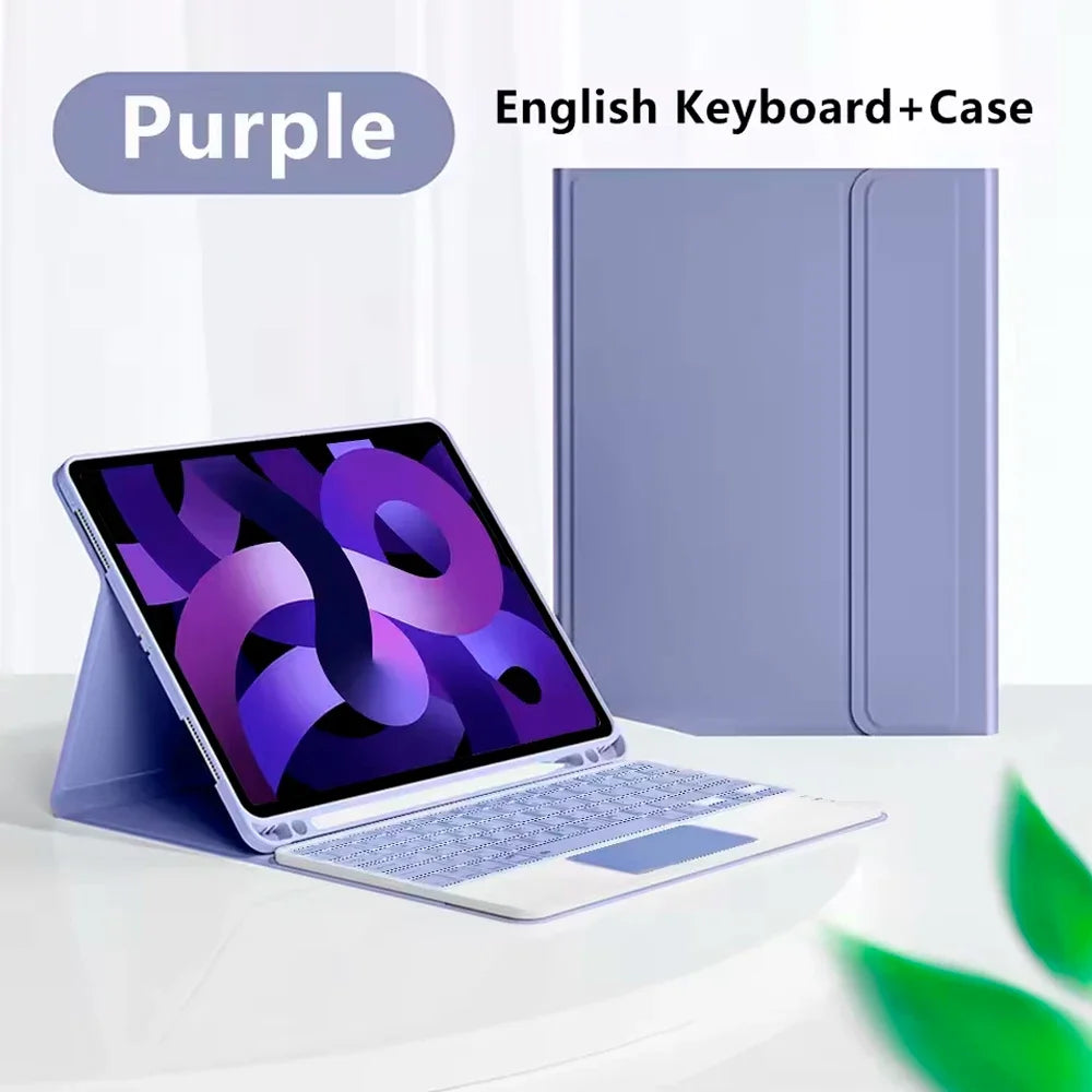 Bluetooth Keyboard Case for iPad Pro 11, iPad Air, and iPad 9th/10th Generation