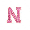 Pearl Rhinestone Letter Patches – Iron-On 3D DIY Embellishments
