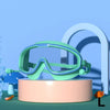 Anti-Fog Swim Goggles with Integrated Earplugs