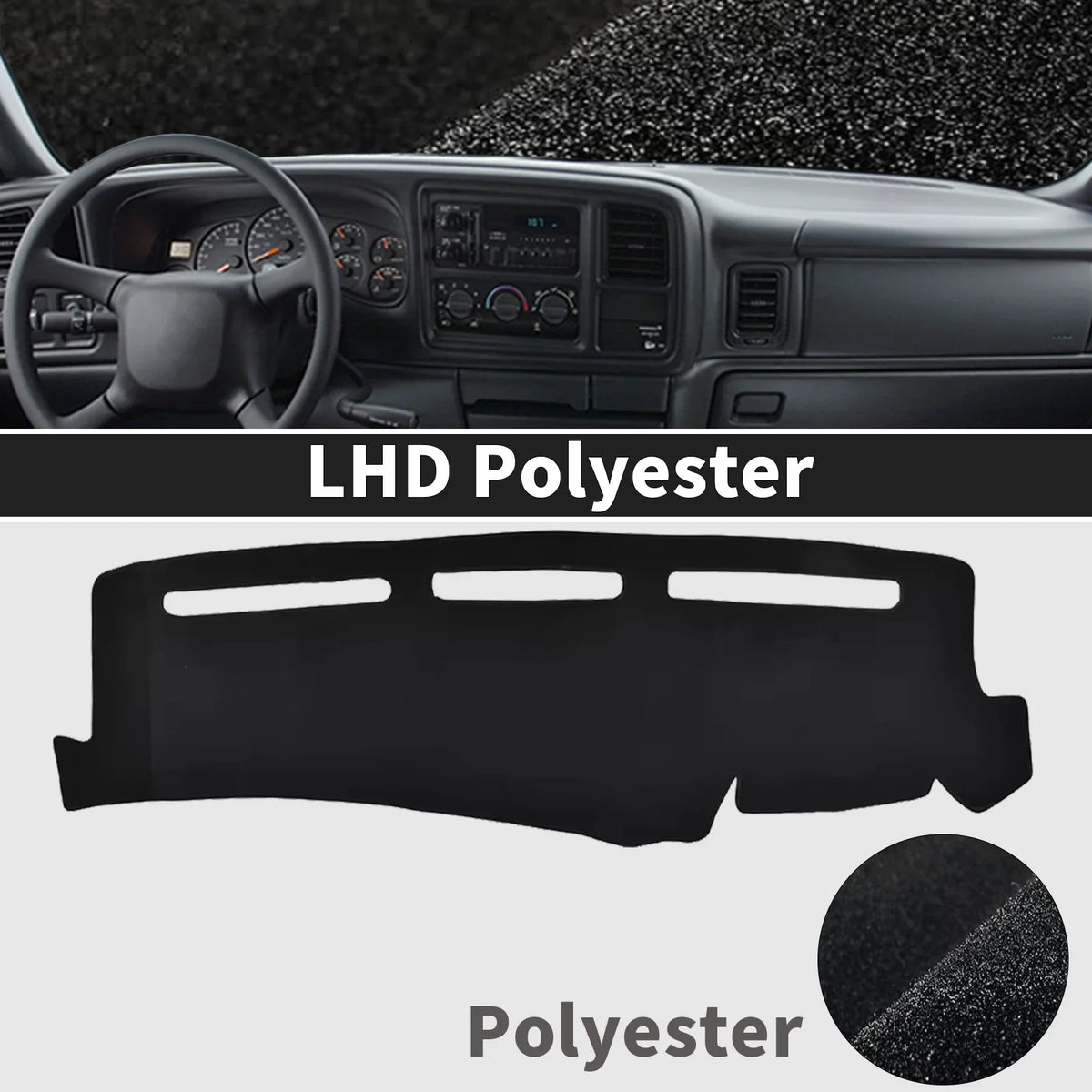 Custom Fit Dash Cover for Chevrolet Silverado 1999-2006