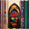 Acrylic Rose Gothic Arch Bookend for Bookshelf Decor