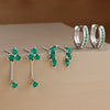 Dainty Square Hoop Earrings Set