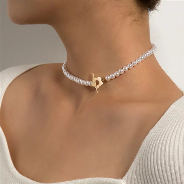 Collier Choker en Perles Carrées Géométriques Bohèmes