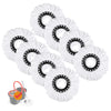 Microfiber Replacement Mop Heads for Spin Mop (Set of 4/8)