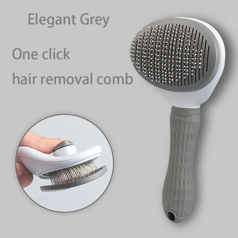 Gentle Pet Grooming Brush for Dogs & Cats