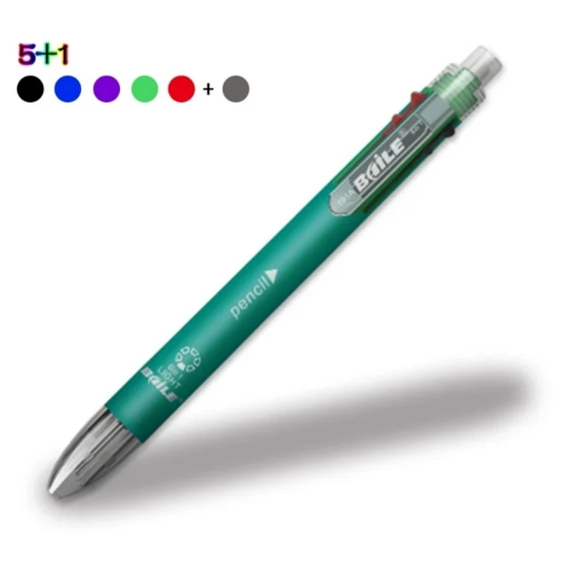 Set de 6 Bolígrafos Multicolor