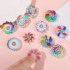 Rainbow Fidget Spinner Set – Sensory Stress Relief Toys for Kids and Adults