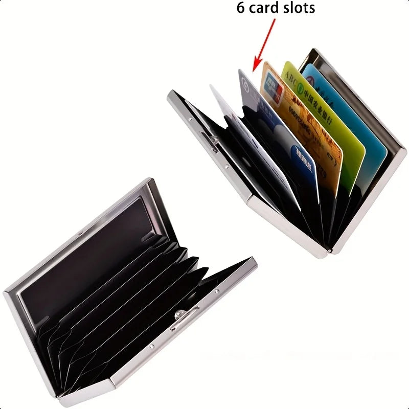 Slim RFID Blocking Metal Card Holder Wallet