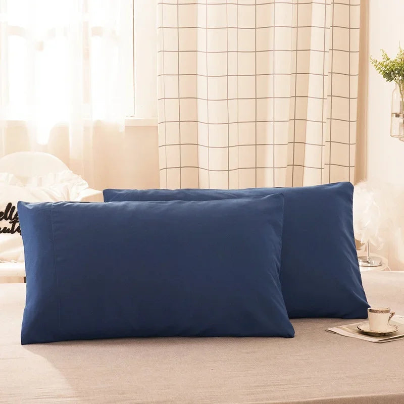 Soft Polyester Pillowcases for Bedroom (Set of 2)