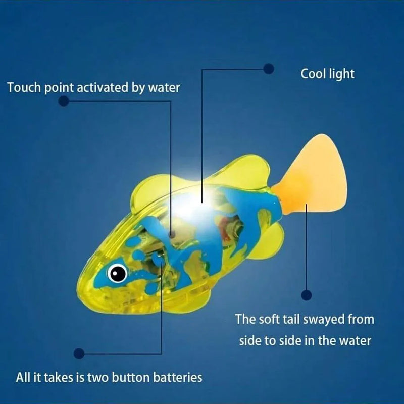 Light-Sensing Robotic Clownfish for Aquariums