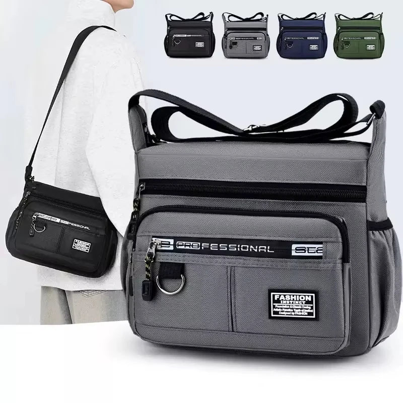 Men's Water-Resistant Crossbody Sling Bag for Work & Daily Commute