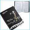 A4 Music Score Folder with 40 Pages | Durable PP Sheet Organizer for Musicians