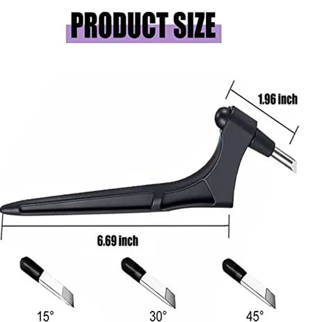 360° Rotating Blade Craft Cutter with 3 Replacement Blades