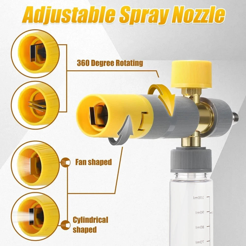 Professional Foam Lance with 1/4" Quick Connector for Pressure Washers