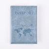 Cute Pink Leather Passport Holder with Card Slots
