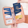 RFID Blocking Travel Passport Holder and Document Organizer
