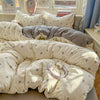 Washed Microfiber Duvet Cover Set with Pillowcases
