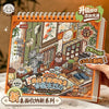 10-in-1 3D Cartoon Desktop Organizer Sticker Pack for Scrapbooking and DIY
