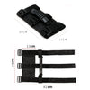 Black non-slip Oxford roll bar grab handles for Jeep Wrangler TJ YJ JK JL vehicles.