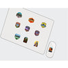 National Park Waterproof Sticker Pack for Laptops, Skateboards & More