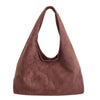 Retro Suede Shoulder Bag with Large Capacity