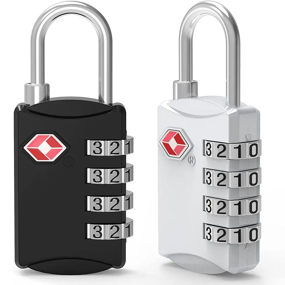 TSA-Approved 4-Dial Combination Travel Lock