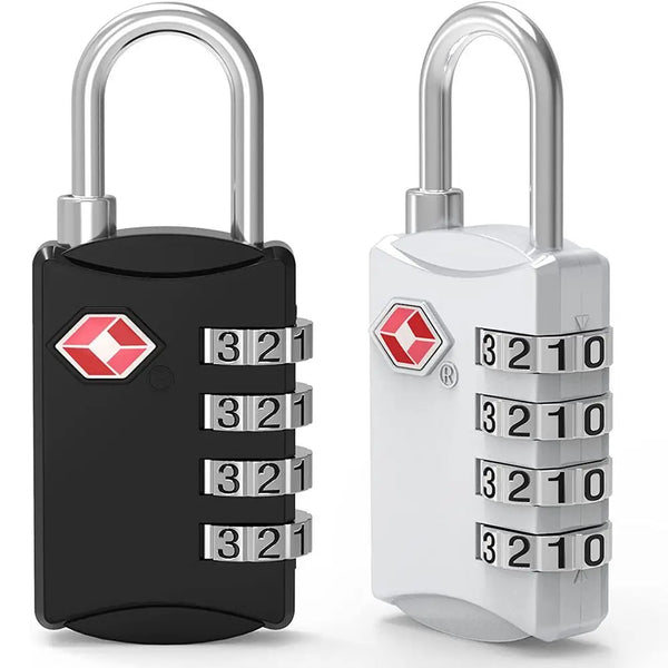 TSA-Approved 4-Dial Combination Travel Lock