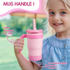 Kids Insulated Tumbler with Handle and Straw