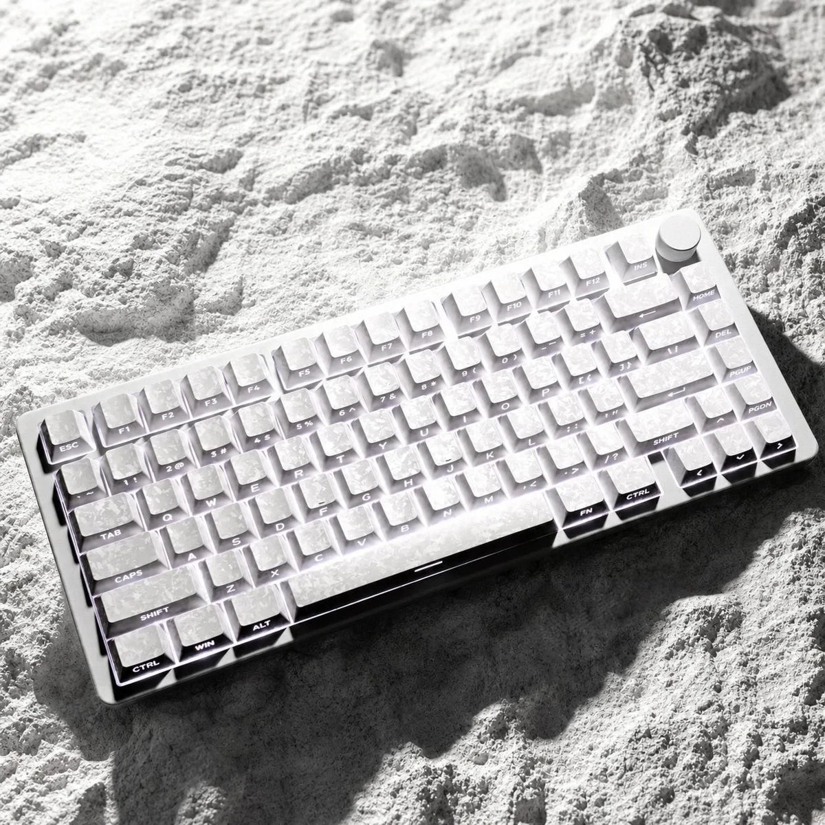 Carbon Pattern Side-Printed Keycap Set for MX-Style Keyboards