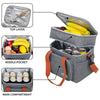 Insulated Double-Decker Lunch Bag with Leakproof Lining